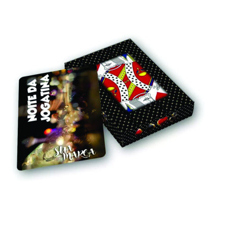 Baralho Frente e Verso Personalizado 54 Cartas - PVC 0,5mm Premium