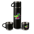 Kit Garrafa Térmica com 3 Xícaras - Personalizada