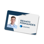 Crachá Horizontal Personalizado 8,5 x 5,5 cm