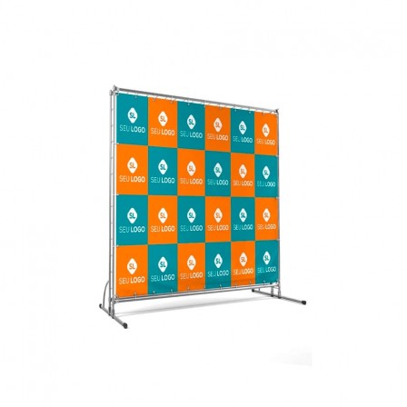 Painel Backdrop com ilhós