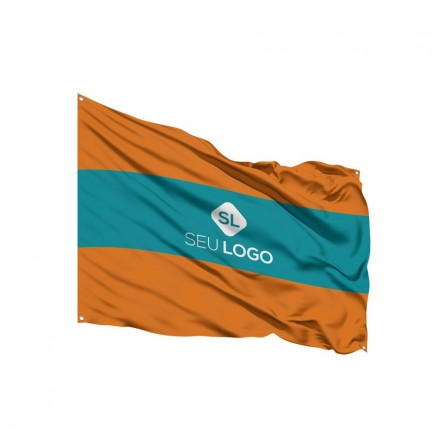 Bandeira com ilhós 700x450 mm