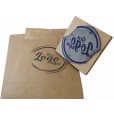 Carimbo para personalização de sacos e sacolas - Tamanho 14,7 x 14,7cm